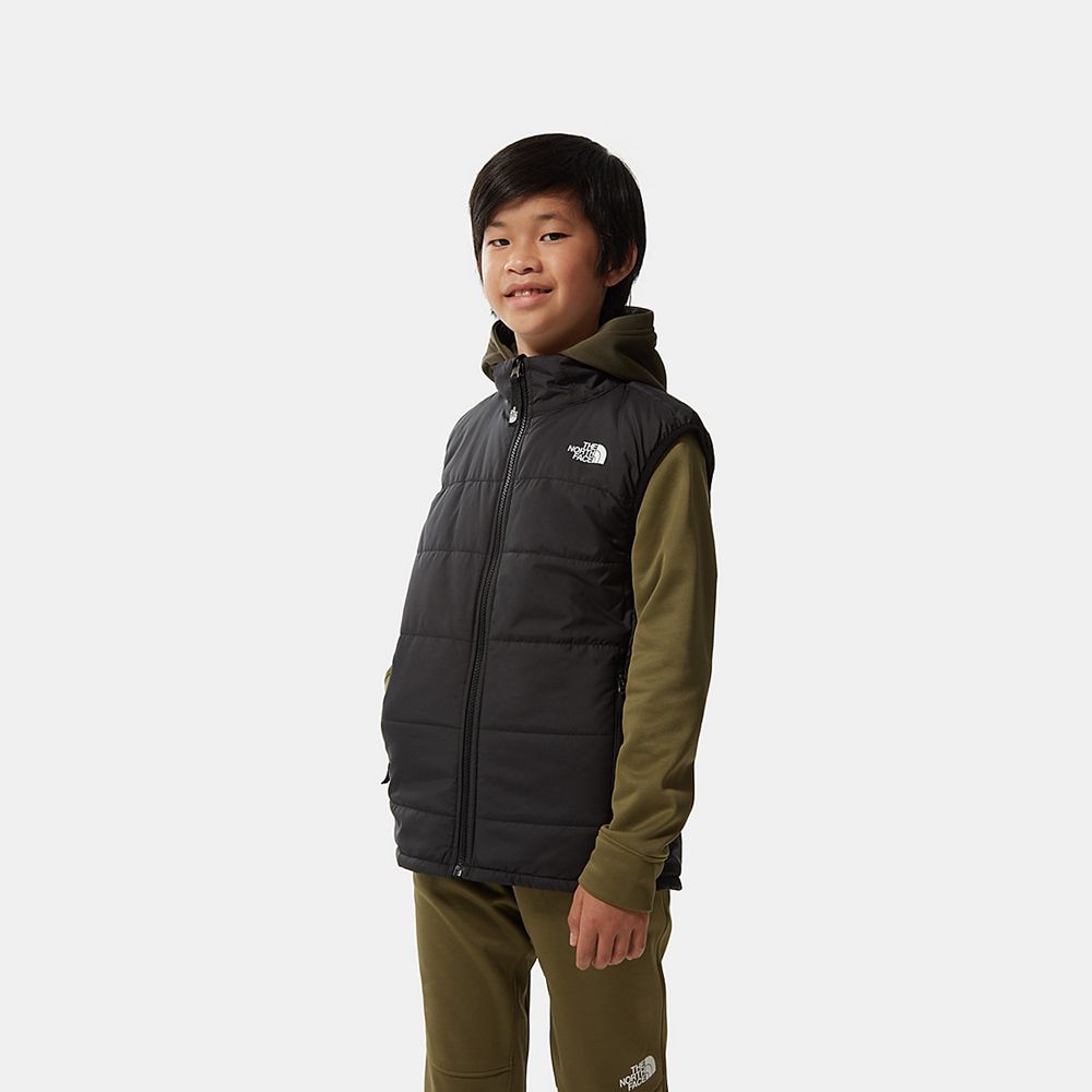 The North Face Vests Youth Australia - The North Face Reactor Insulated Black (KEL-514260)